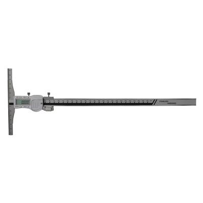 Digital Marking Gauge 0-300x0,01 mm with bevelled trailing edge with scale and 100 mm beam